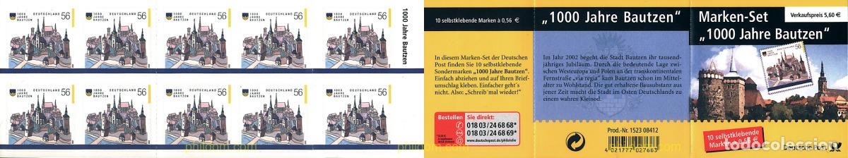 Sellos: 3458 MNH ALEMANIA FEDERAL 2002 MILENARIO DE LA CIUDAD DE DEGGENDORF
