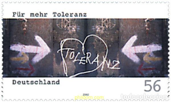 Sellos: 91004 MNH ALEMANIA FEDERAL 2002 POR MAS TOLERANCIA