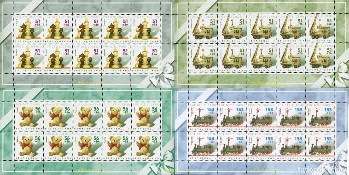 Sellos: 605101 MNH ALEMANIA FEDERAL 2002 PRO INFANCIA. JUEGOS INFANTILES