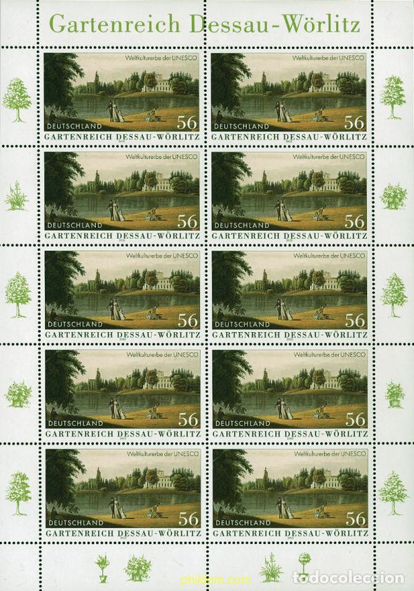 Sellos: 12095 MNH ALEMANIA FEDERAL 2002 PATRIMONIO DE LA HUMANIDAD, UNESCO