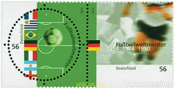 Sellos: 4520 MNH ALEMANIA FEDERAL 2002 COPA DEL MUNDO DE FUTBOL. COREA DEL SUR Y JAPON-02