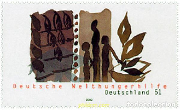 Sellos: 99007 MNH ALEMANIA FEDERAL 2002 ORGANIZACION DE LUCHA CONTRA EL HAMBRE