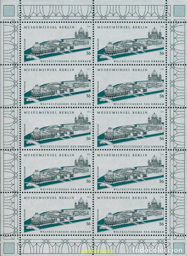 Sellos: 100989 MNH ALEMANIA FEDERAL 2002 PATRIMONIO DE LA HUMANIDAD, UNESCO