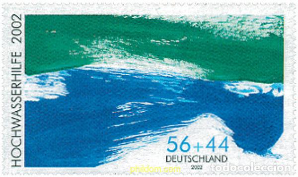 Sellos: 101658 MNH ALEMANIA FEDERAL 2002 PRO VICTIMAS DE LAS INUNDACIONES