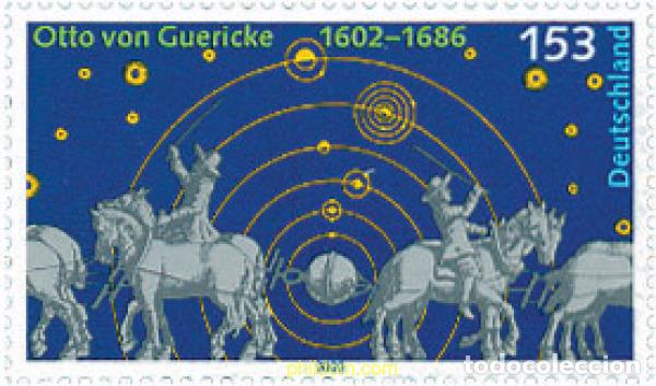 Sellos: 102461 MNH ALEMANIA FEDERAL 2002 400 ANIVERSARIO DEL NACIMIENTO DE OTTO VON GUERICKE