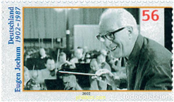 Sellos: 102466 MNH ALEMANIA FEDERAL 2002 CENTENARIO DEL NACIMIENTO DE EUGEN JOCHUM
