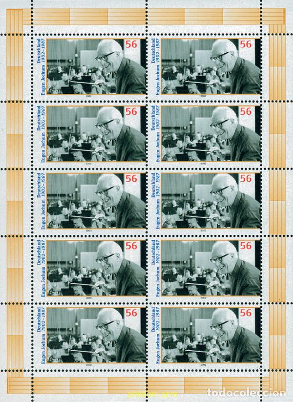 Sellos: 102467 MNH ALEMANIA FEDERAL 2002 CENTENARIO DEL NACIMIENTO DE EUGEN JOCHUM