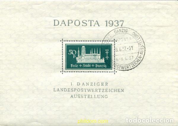 Sellos: 302721 MNH ALEMANIA. Danzig 1937 DAPOSTA 1937