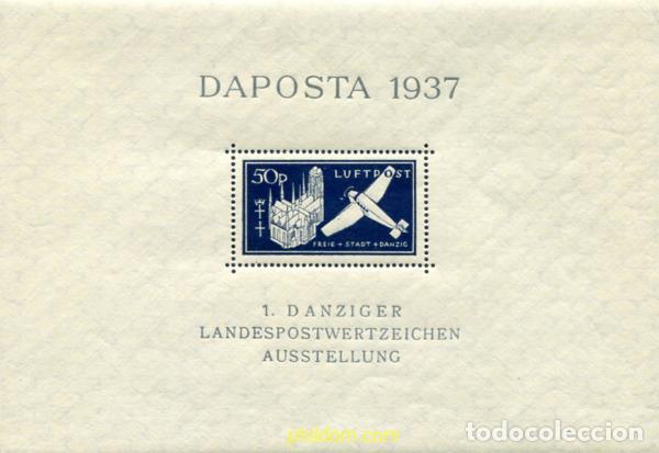 Sellos: 302722 MNH ALEMANIA. Danzig 1937 DAPOSTA 1937