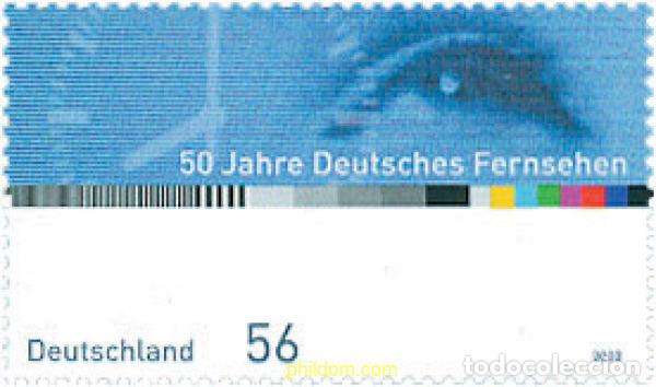 Sellos: 106158 MNH ALEMANIA FEDERAL 2002 50 ANIVERSARIO DE LA TELEVISION ALEMANA