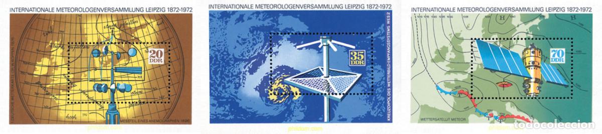 Sellos: 109136 MNH ALEMANIA DEMOCRATICA 1972 CONFERENCIA METEOROLOGICA INTERNACIONAL