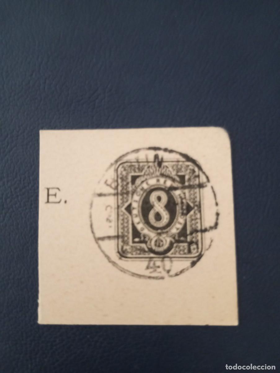 Sellos: ALEMANIA, 1931, MATASELLOS BERLIN, FRAGMENTO ENTERO POSTAL