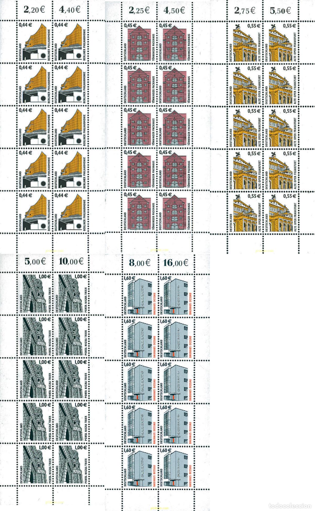 Sellos: 113922 MNH ALEMANIA FEDERAL 2002 LUGARES HISTORICOS
