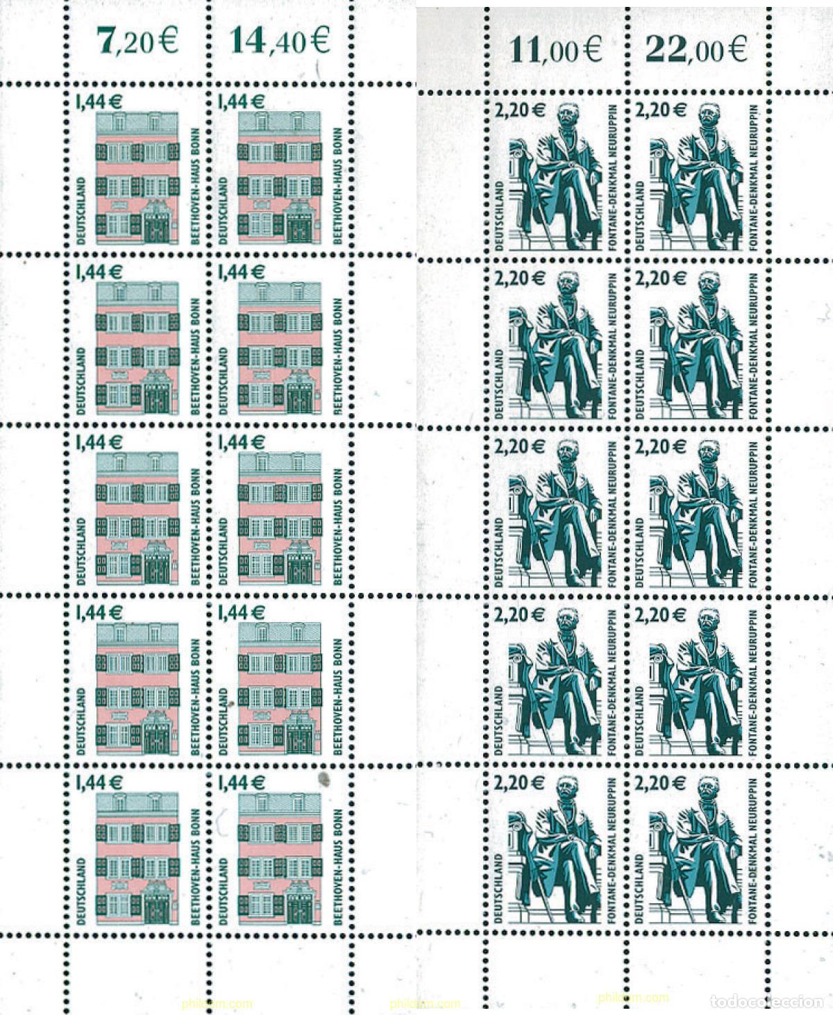 Sellos: 115418 MNH ALEMANIA FEDERAL 2003 LUGARES HISTORICOS