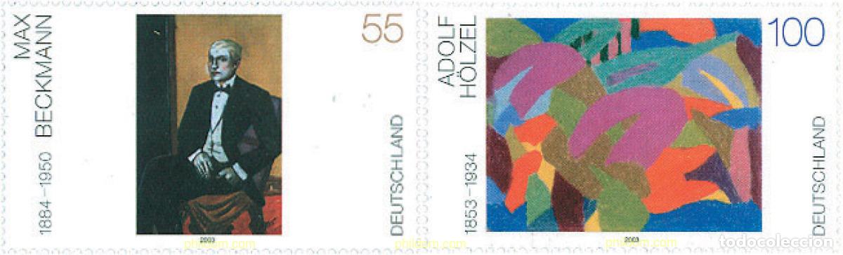 Sellos: 120040 MNH ALEMANIA FEDERAL 2003 PINTURA ALEMANA DEL SIGLO XX