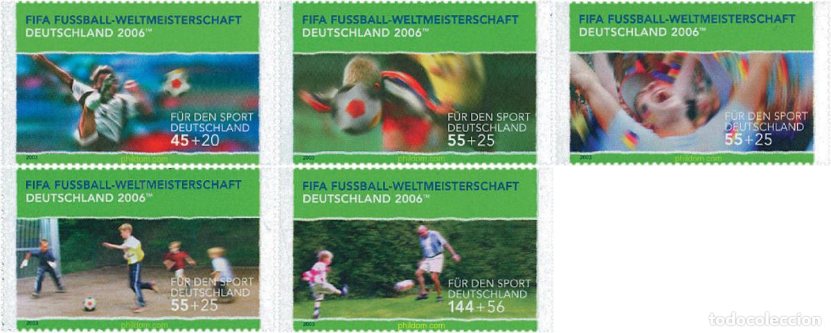 Sellos: 120053 MNH ALEMANIA FEDERAL 2003 COPA DEL MUNDO DE FUTBOL. ALEMANIA-06