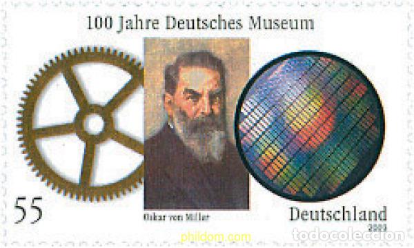 Sellos: 122775 MNH ALEMANIA FEDERAL 2003 CENTENARIO DEL MUSEO ALEMAN EN MUNICH