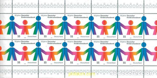 Sellos: 122778 MNH ALEMANIA FEDERAL 2003 50 ANIVERSARIO DE LA ASOCIACION ALEMANA DE LA PROTECCION DEL NI&Ntilde;O