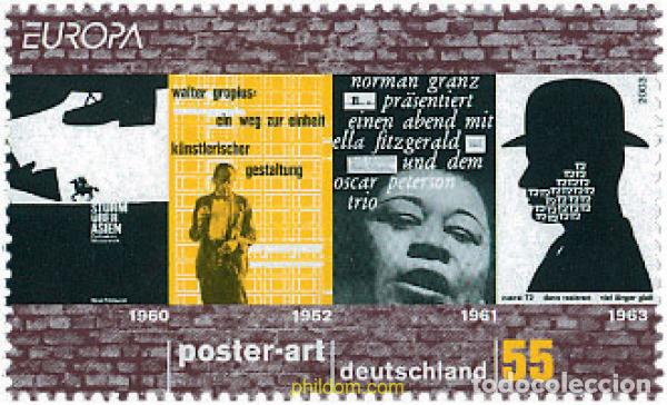 Sellos: 123687 MNH ALEMANIA FEDERAL 2003 EUROPA CEPT. ARTE DEL CARTEL