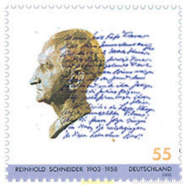 Sellos: 123694 MNH ALEMANIA FEDERAL 2003 CENTENARIO DEL NACIMIENTO DE REINHOLD SCHNEIDER