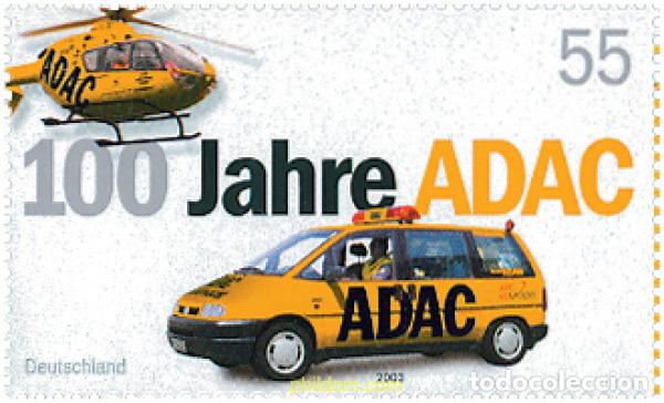Sellos: 123696 MNH ALEMANIA FEDERAL 2003 CENTENARIO DEL ADAC (AUTOMOVIL CLUB DE ALEMANIA)