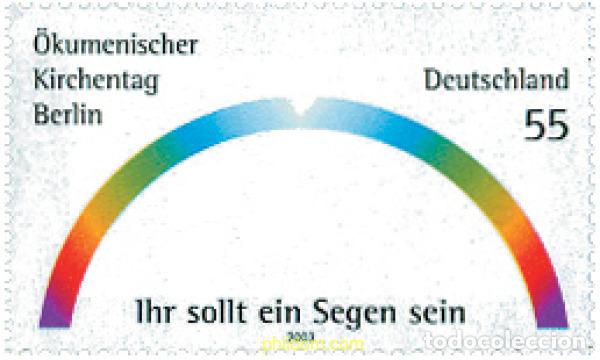 Sellos: 123699 MNH ALEMANIA FEDERAL 2003 CONGRESO ECUMENICO