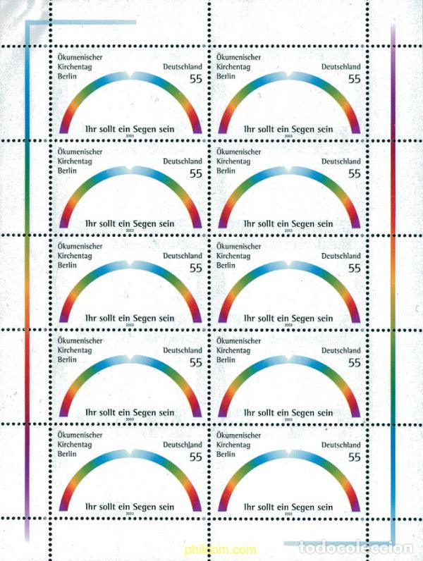 Sellos: 123700 MNH ALEMANIA FEDERAL 2003 CONGRESO ECUMENICO