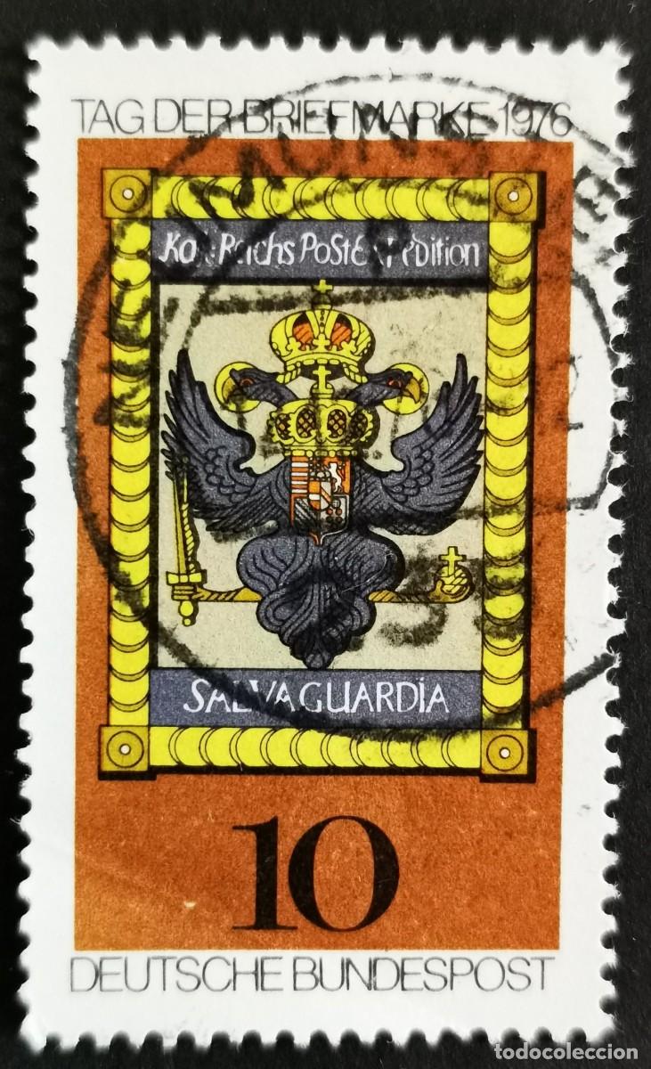 Sellos: Sello Alemania R. Federal 1976, D&iacute;a del Sello de 1976, 10Pf. Michel: DE 903