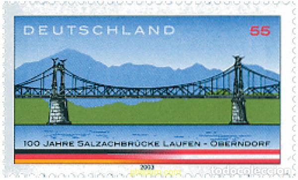 Sellos: 127452 MNH ALEMANIA FEDERAL 2003 CENTENARIO DEL PUENTE SALZACH