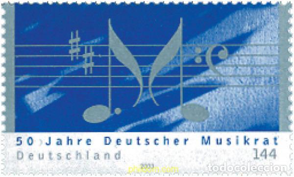 Sellos: 127454 MNH ALEMANIA FEDERAL 2003 50 ANIVERSARIO DEL DEUTSCHER MUSIKRAT