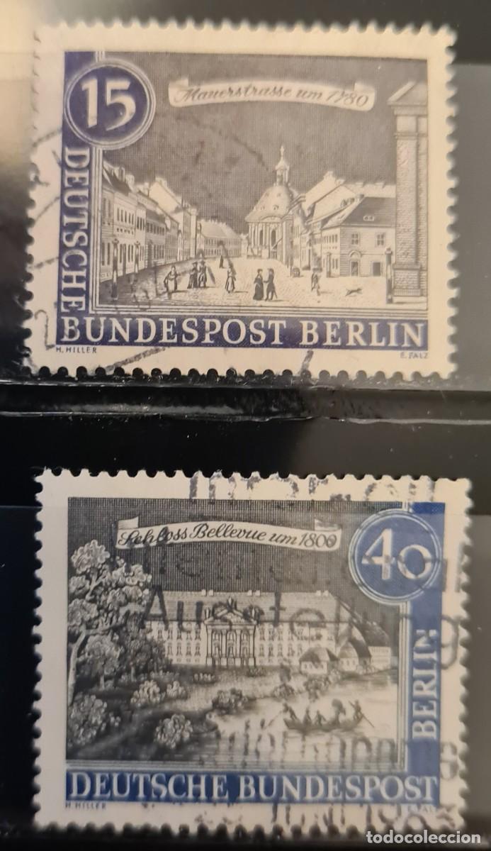 Sellos: Serie de sellos usados de Berl&iacute;n 1962-63: Vistas de Berl&iacute;n