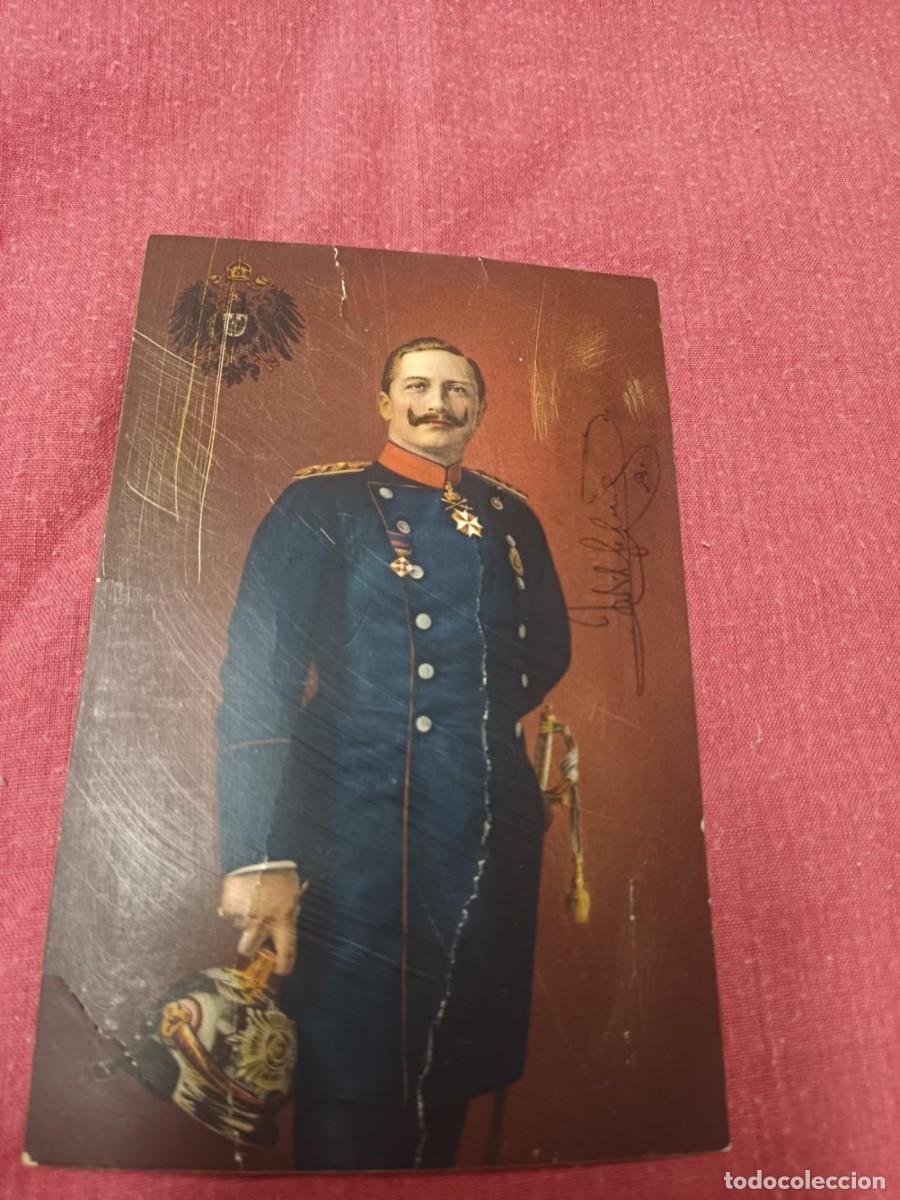 Sellos: postal firmado por el k&aacute;iser Guillermo II