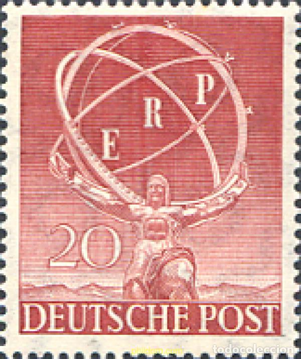 Sellos: 130888 MNH ALEMANIA. Berl&iacute;n 1950 PLAN DE RECONSTRUCCION DE EUROPA