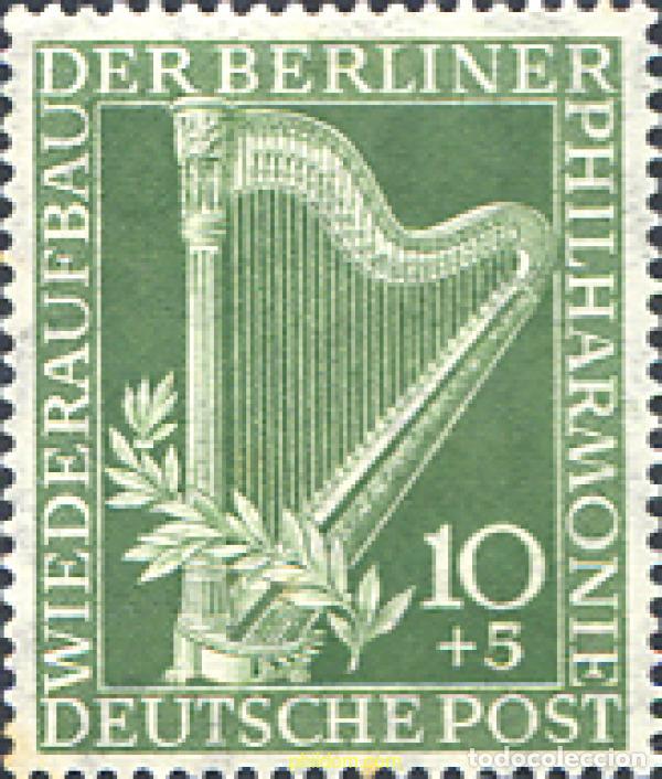 Sellos: 366951 MNH ALEMANIA. Berl&iacute;n 1950 RECONSTITUCION DE LA ORQUESTA FILARMONICA DE BERLIN