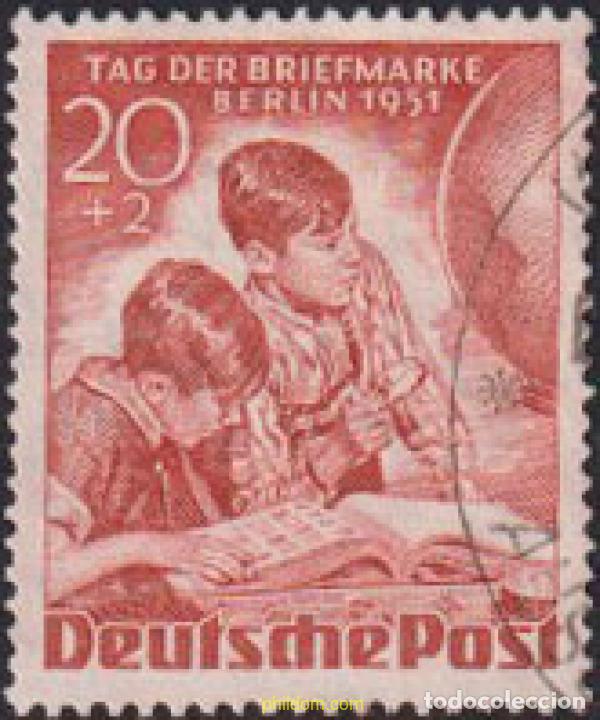 Briefmarken: 615915 USED ALEMANIA. Berl&iacute;n 1951 DIA DEL SELLO