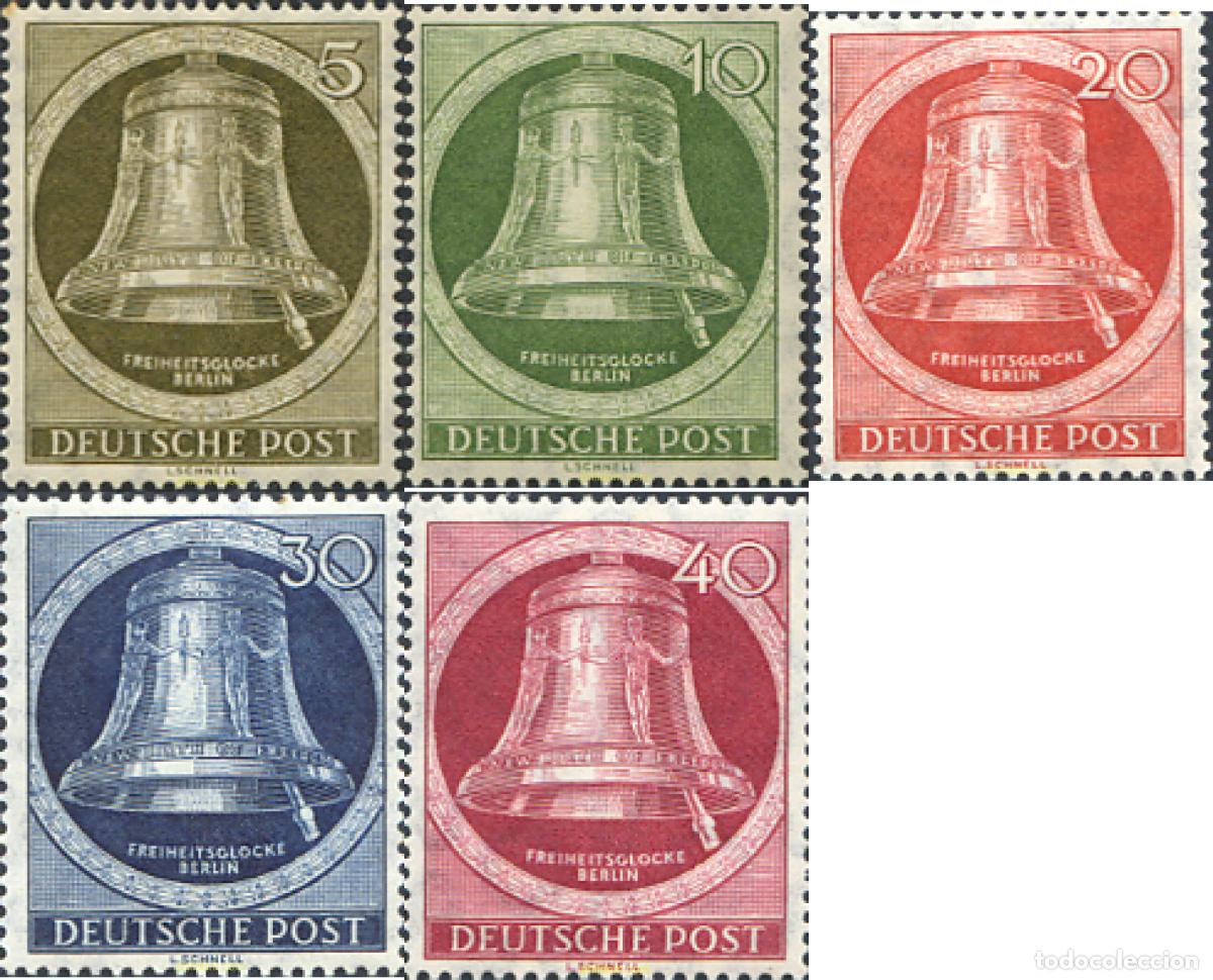 Briefmarken: 130896 MNH ALEMANIA. Berl&iacute;n 1951 CAMPANA DE LA LIBERTAD