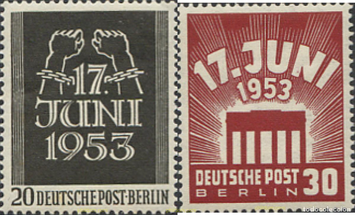 Briefmarken: 130915 MNH ALEMANIA. Berl&iacute;n 1953 ALZAMIENTO DEL 17 DE JUNIO