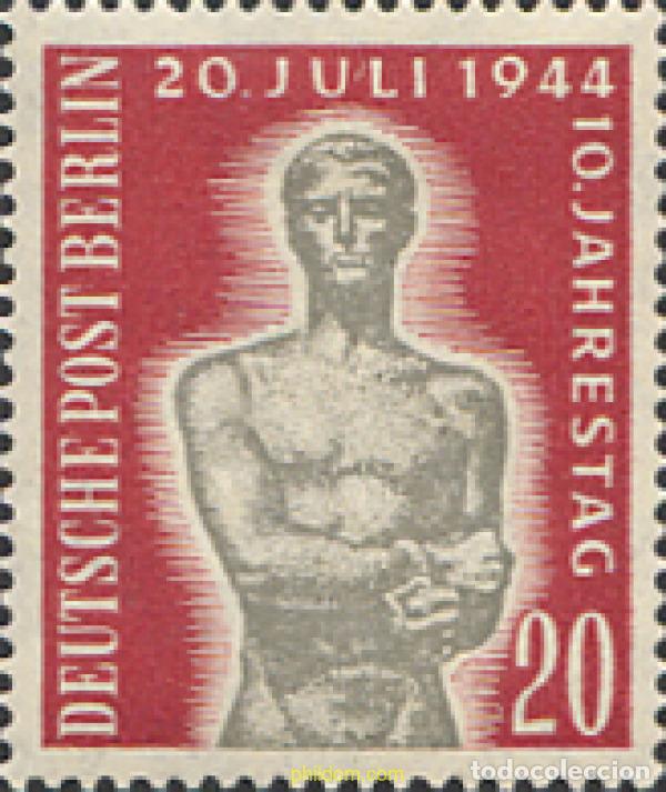 Briefmarken: 130930 MNH ALEMANIA. Berl&iacute;n 1954 10 ANIVERSARIO DEL ALZAMIENTO DEL 20 DE JULIO DE 1944