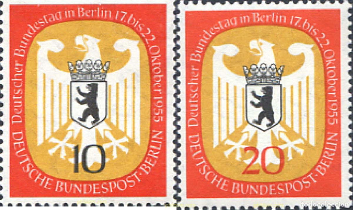 Francobolli: 130946 MNH ALEMANIA. Berl&iacute;n 1955 SESION DE BUNDESTAG, EN BERLIN