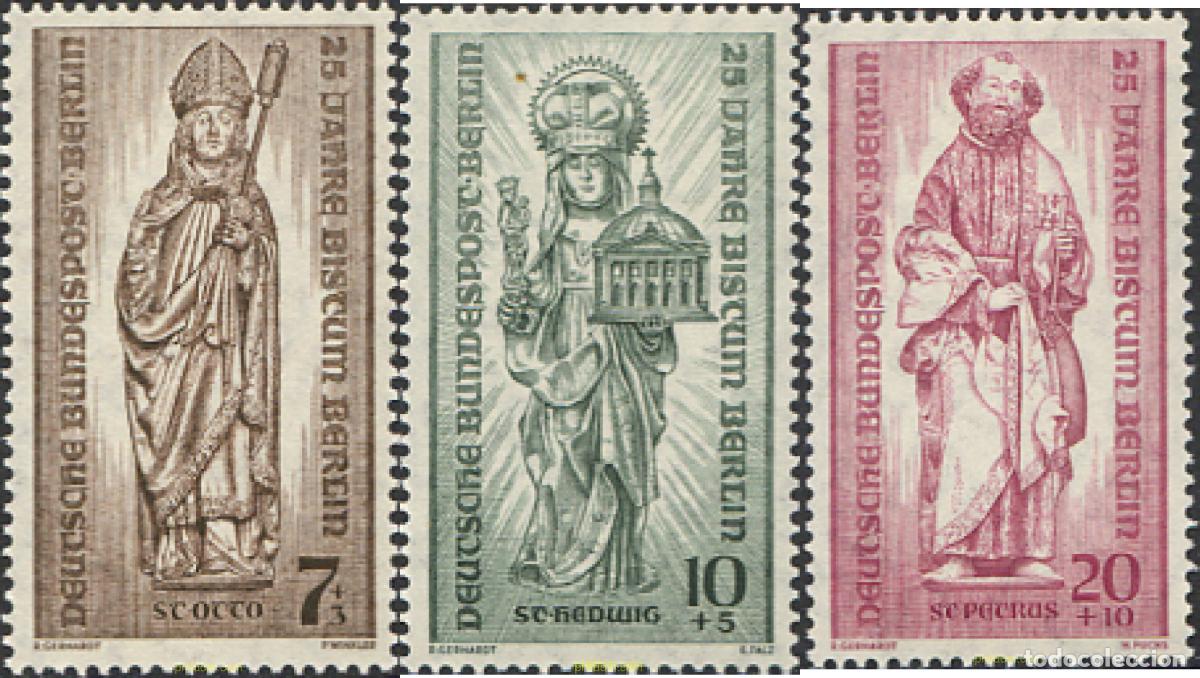 Francobolli: 130949 MNH ALEMANIA. Berl&iacute;n 1955 25 ANIVERSARIO DEL OBISPADO DE BERLIN
