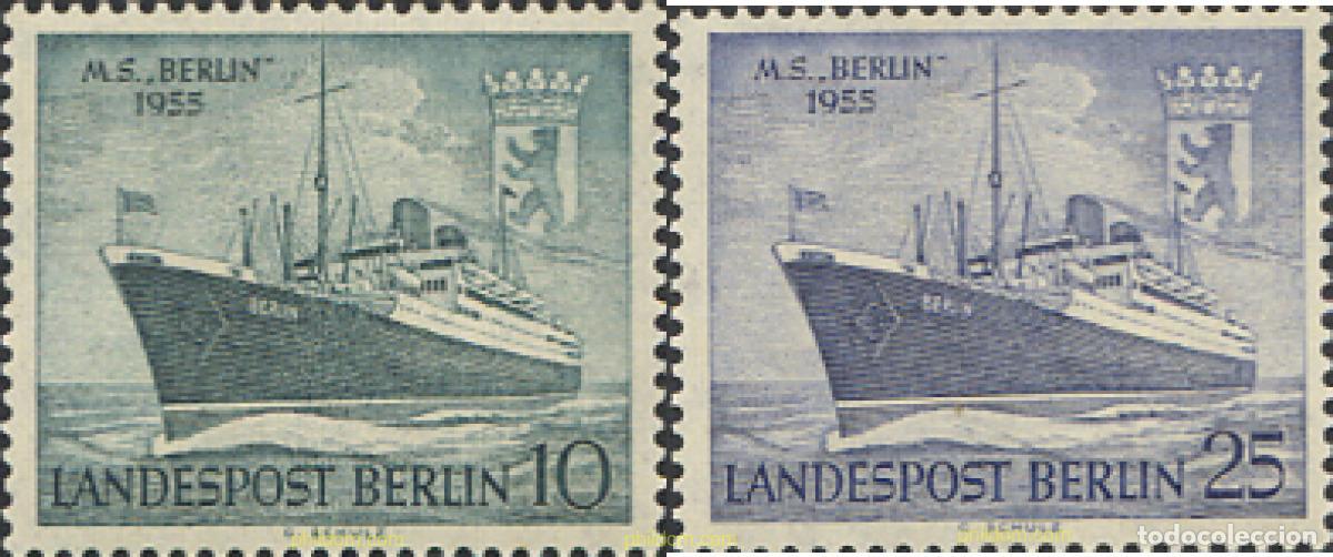 Francobolli: 130944 MNH ALEMANIA. Berl&iacute;n 1955 BOTADURA DEL BUQUE &rdquo;BERLIN&rdquo;