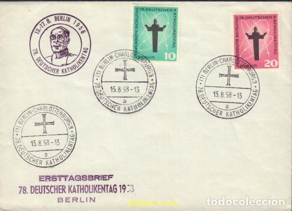 Francobolli: 442792 MNH ALEMANIA. Berl&iacute;n 1958 78 JORNADAS CATOLICAS NACIONALES