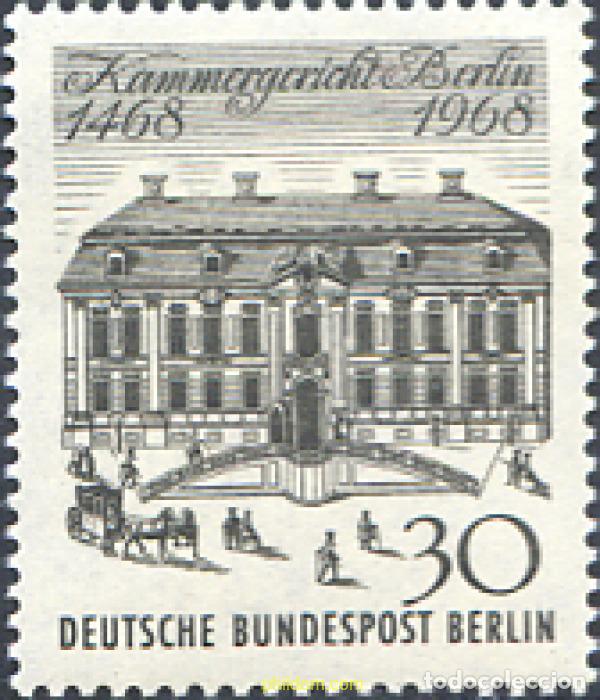 Sellos: 131022 MNH ALEMANIA. Berl&iacute;n 1968 5 CENTENARIO DEL TRIBUNAL DE APELACION