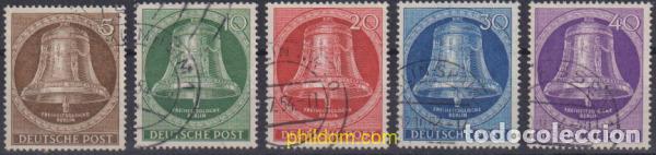 Sellos: 615928 USED ALEMANIA. Berl&iacute;n 1953 CAMPANA DE LA LIBERTAD