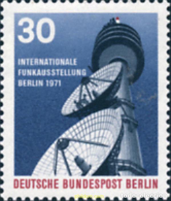 Sellos: 131042 MNH ALEMANIA. Berl&iacute;n 1971 EXPOSICION INTERNACIONAL DE LA RADIO
