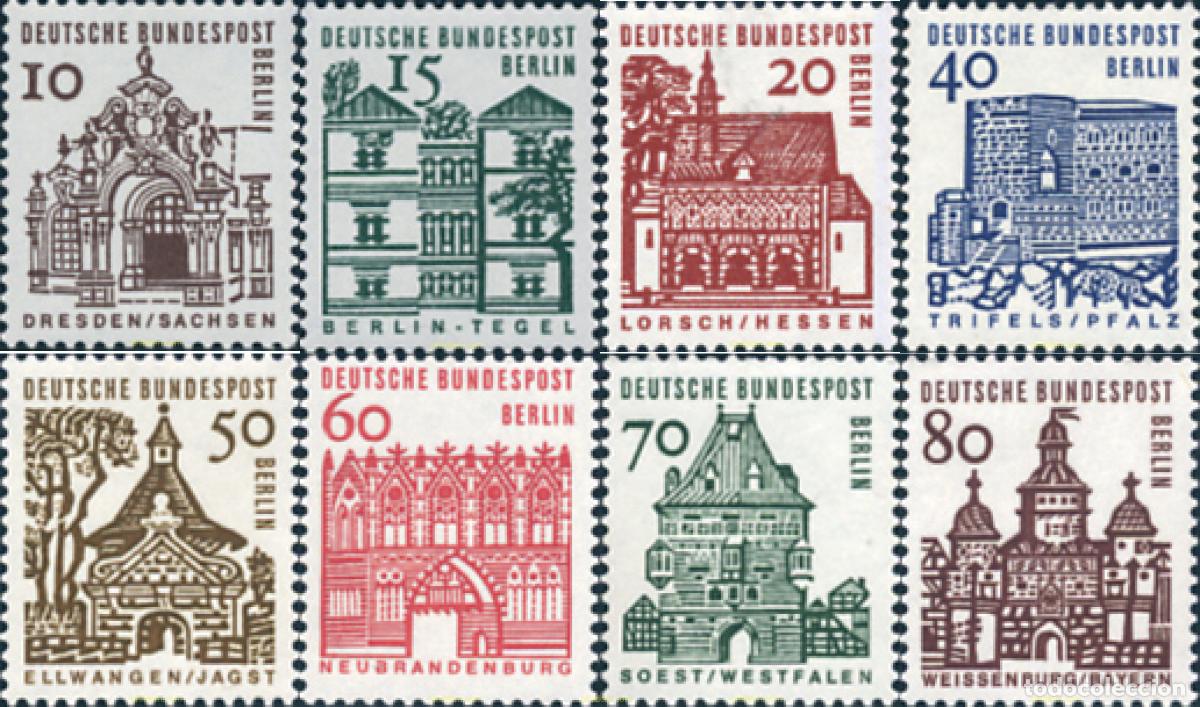 Sellos: 131013 MNH ALEMANIA. Berl&iacute;n 1964 EDIFICIOS HISTORICOS