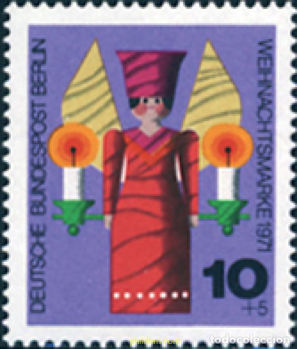 Sellos: 131050 MNH ALEMANIA. Berl&iacute;n 1971 NAVIDAD