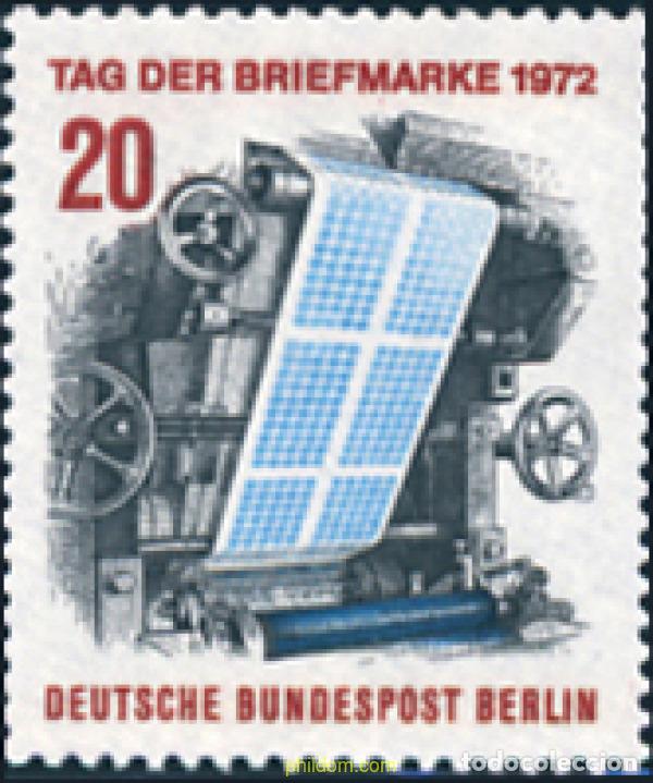 Sellos: 131068 MNH ALEMANIA. Berl&iacute;n 1972 DIA DEL SELLO