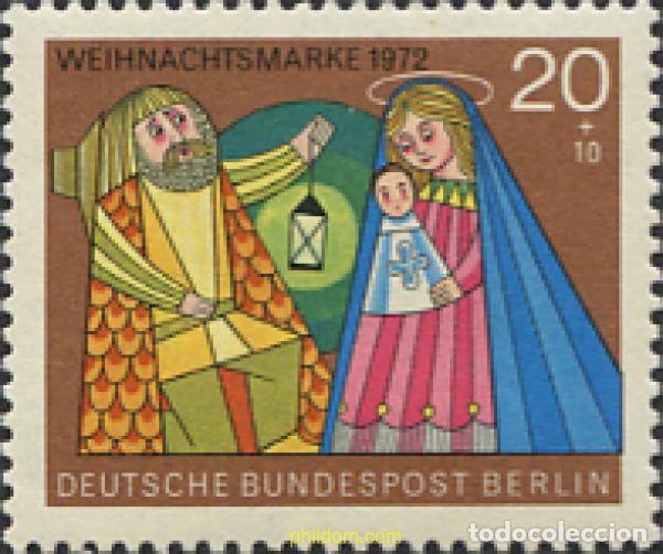 Sellos: 131073 MNH ALEMANIA. Berl&iacute;n 1972 NAVIDAD
