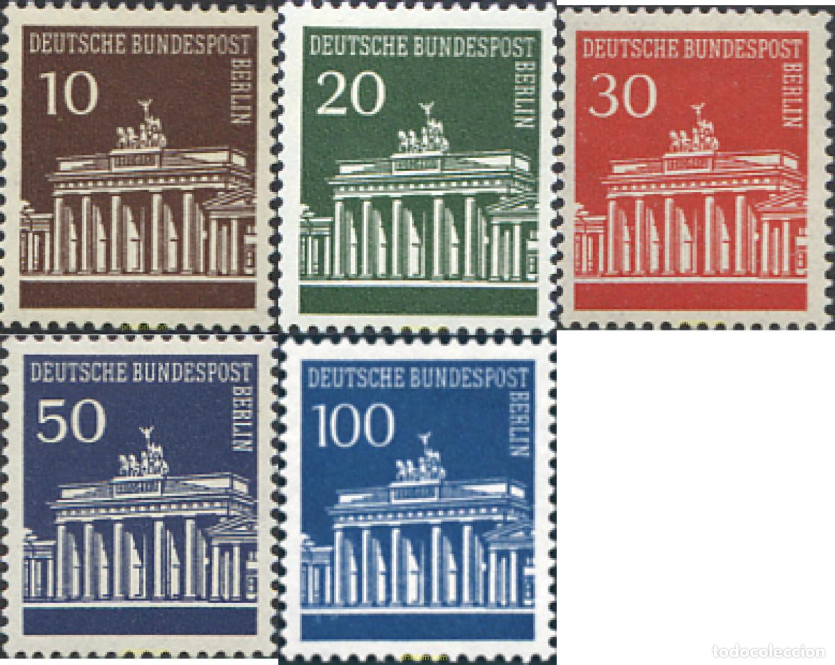 Sellos: 131016 MNH ALEMANIA. Berl&iacute;n 1966 PUERTA DE BRANDEBURGO EN BERLIN